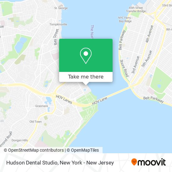 Hudson Dental Studio map