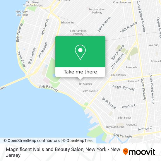 Magnificent Nails and Beauty Salon map