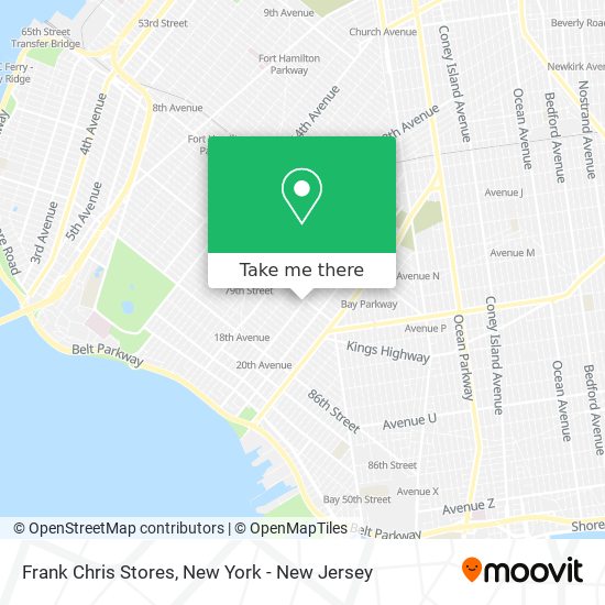 Mapa de Frank Chris Stores