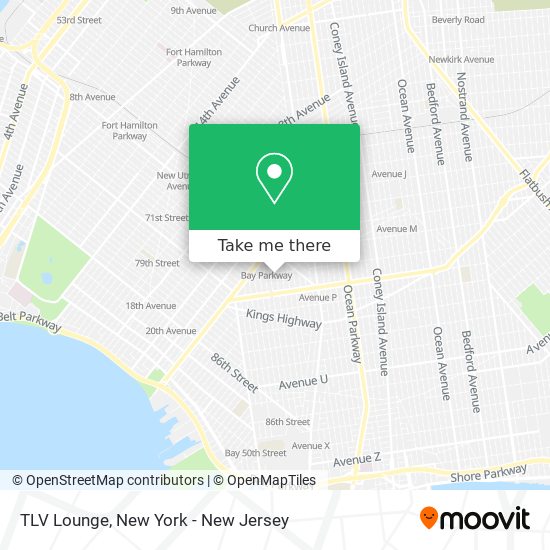Mapa de TLV Lounge