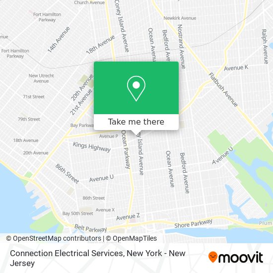 Connection Electrical Services map