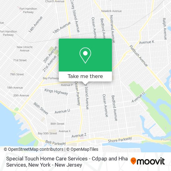 Special Touch Home Care Services - Cdpap and Hha Services map