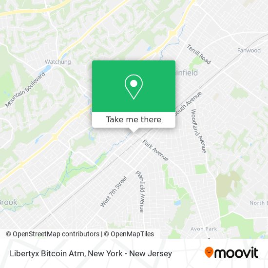 Mapa de Libertyx Bitcoin Atm