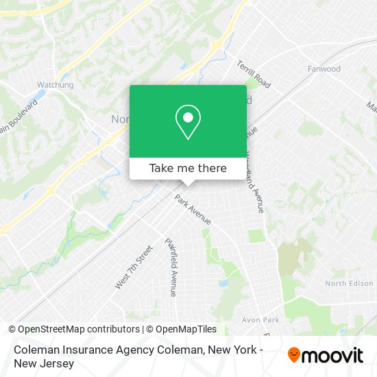 Mapa de Coleman Insurance Agency Coleman