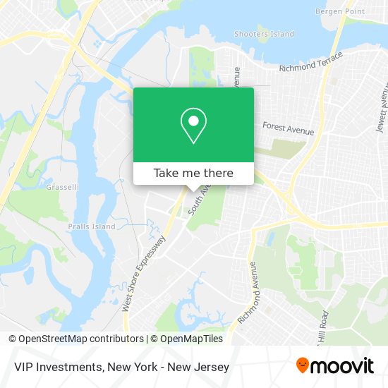 VIP Investments map