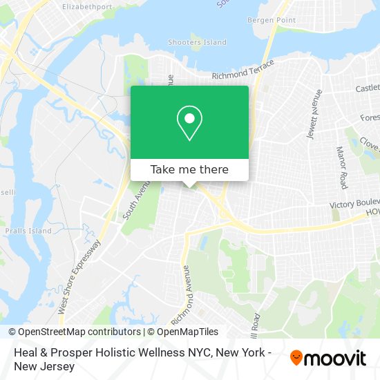 Heal & Prosper Holistic Wellness NYC map