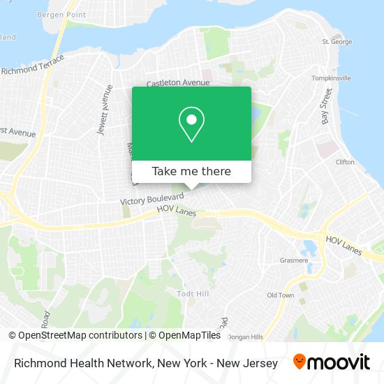 Richmond Health Network map