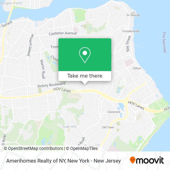 Mapa de Amerihomes Realty of NY