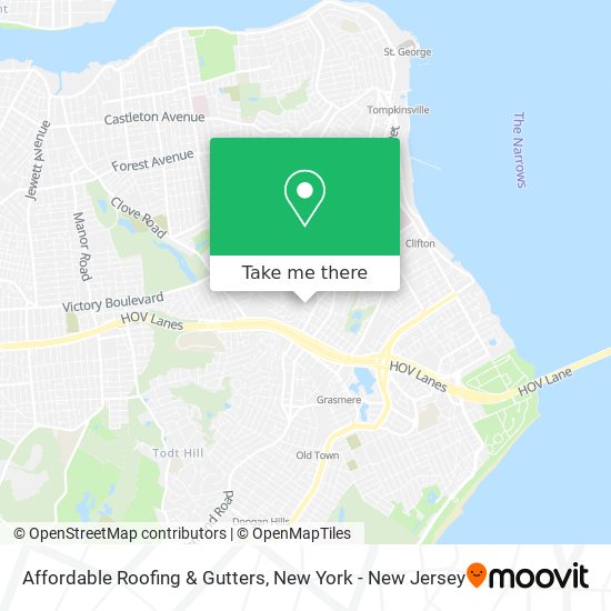 Mapa de Affordable Roofing & Gutters