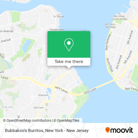 Bubbakoo's Burritos map