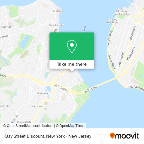 Bay Street Discount map