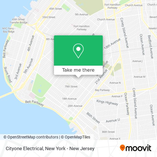 Cityone Electrical map