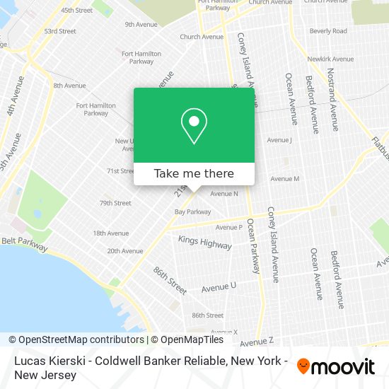 Mapa de Lucas Kierski - Coldwell Banker Reliable