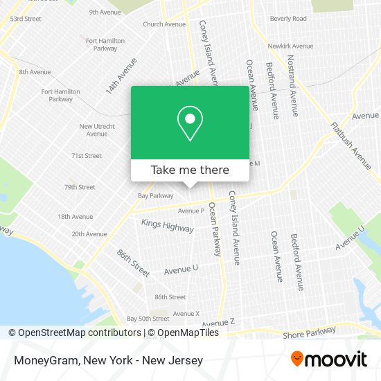 MoneyGram map