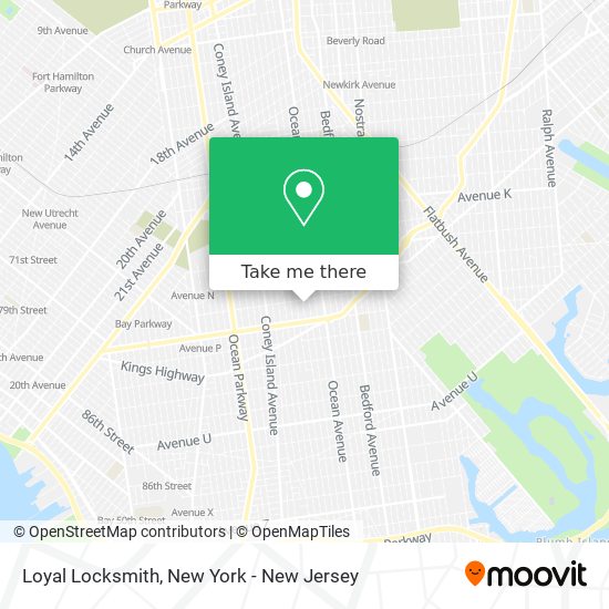 Loyal Locksmith map