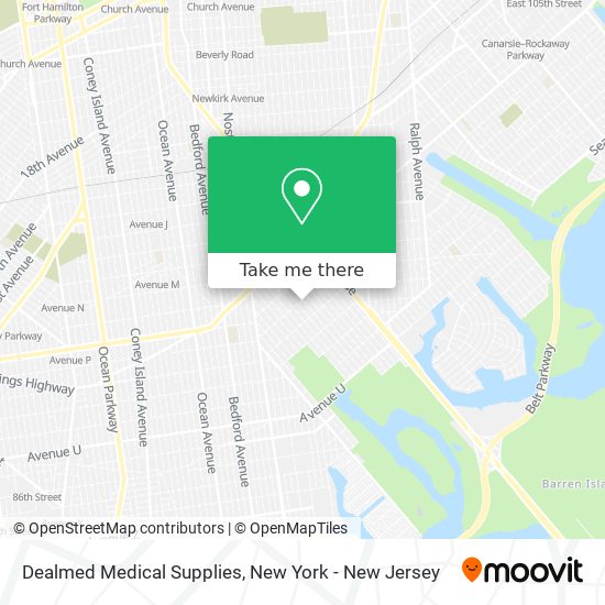 Mapa de Dealmed Medical Supplies