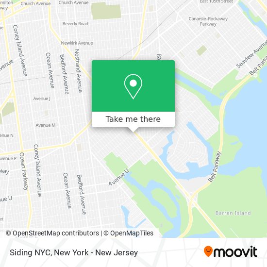 Siding NYC map