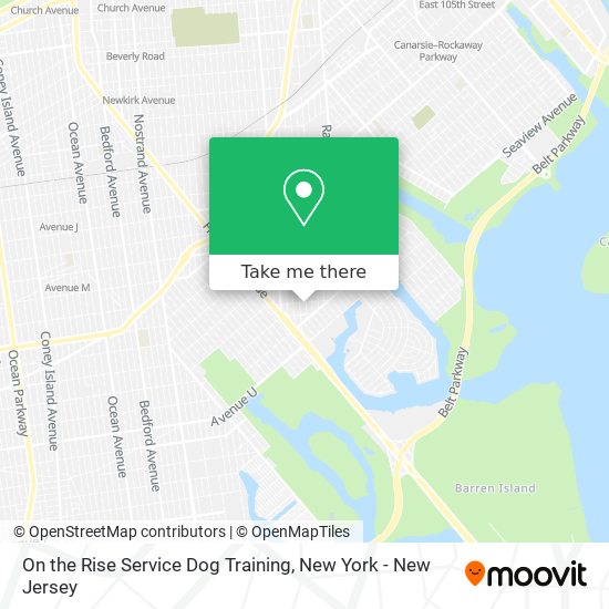 Mapa de On the Rise Service Dog Training