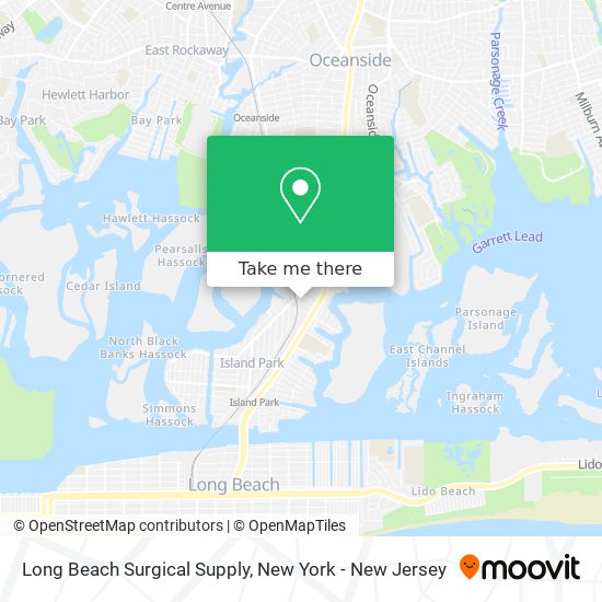Long Beach Surgical Supply map