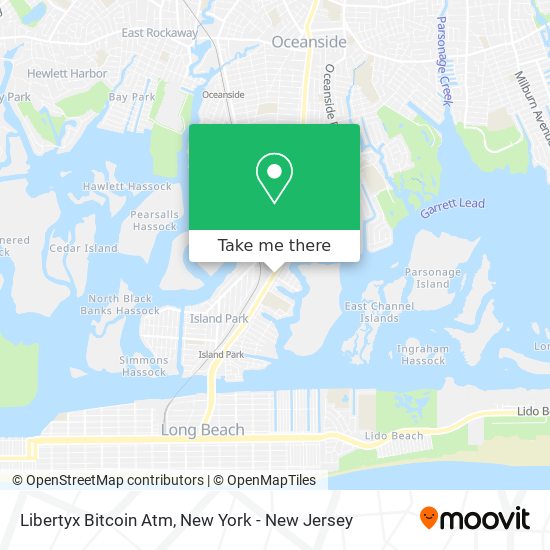 Mapa de Libertyx Bitcoin Atm