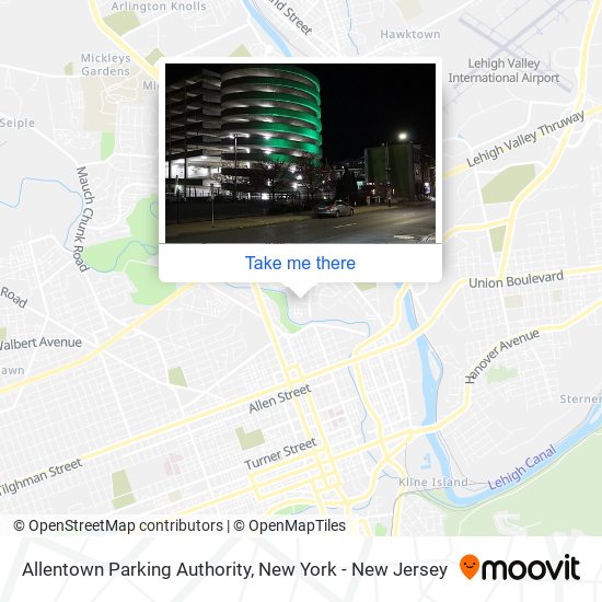 Mapa de Allentown Parking Authority