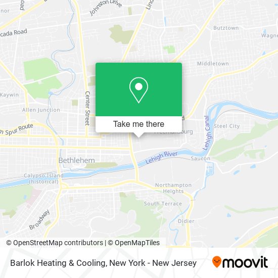 Mapa de Barlok Heating & Cooling