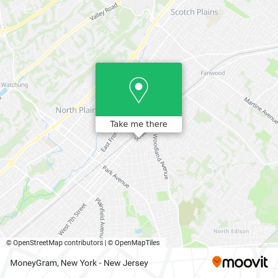 MoneyGram map