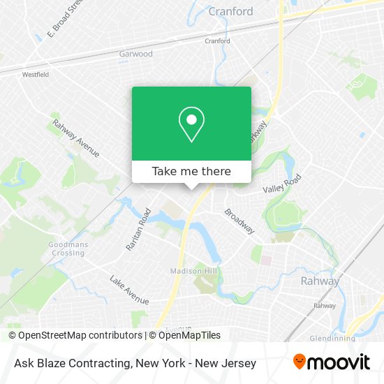 Ask Blaze Contracting map