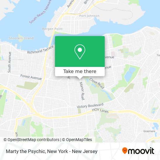 Marty the Psychic map