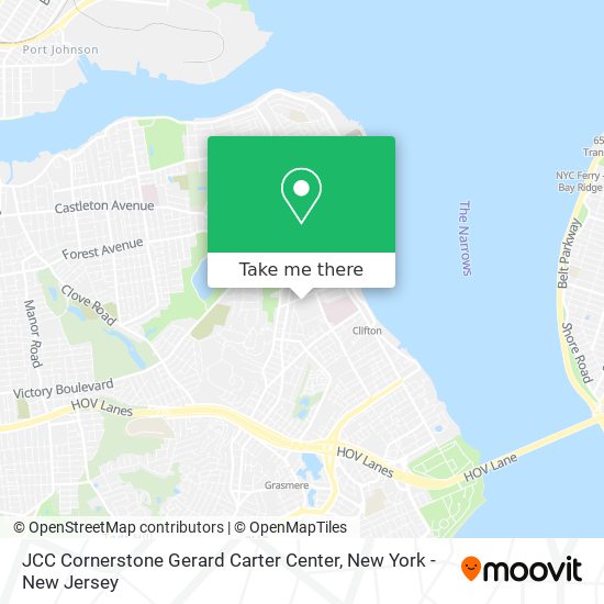 JCC Cornerstone Gerard Carter Center map