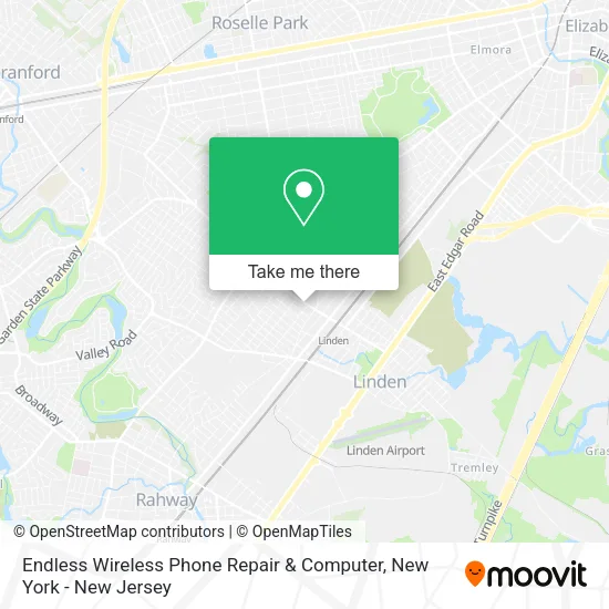 Mapa de Endless Wireless Phone Repair & Computer