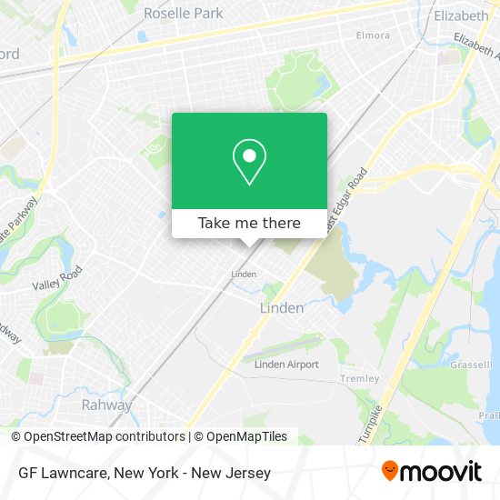 GF Lawncare map