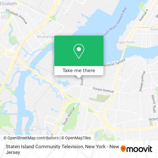 Mapa de Staten Island Community Television