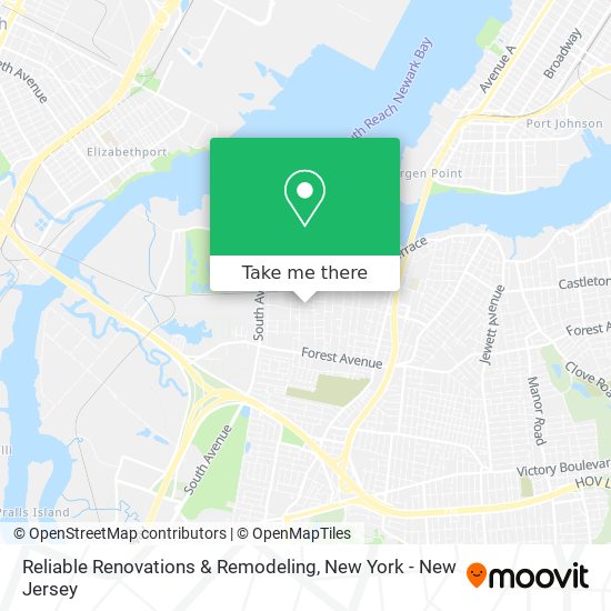 Reliable Renovations & Remodeling map