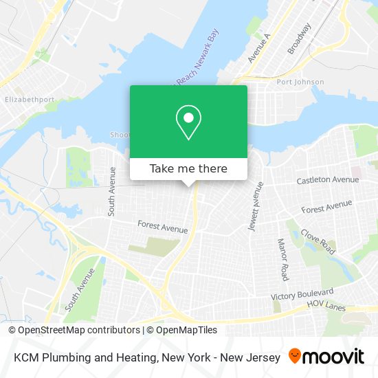 KCM Plumbing and Heating map