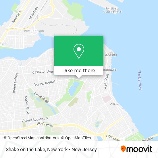 Shake on the Lake map