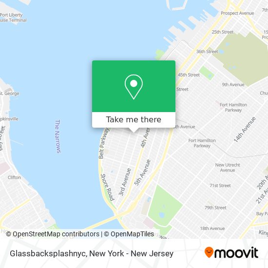 Mapa de Glassbacksplashnyc