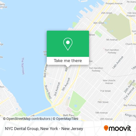 NYC Dental Group map