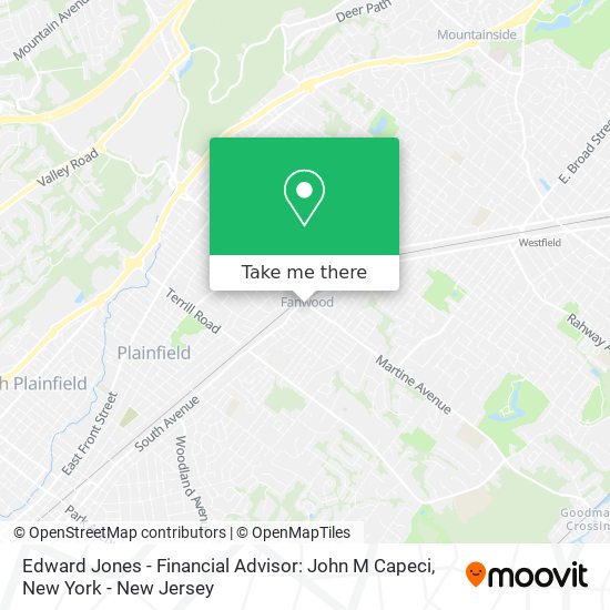 Mapa de Edward Jones - Financial Advisor: John M Capeci