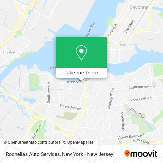 Rochella's Auto Services map