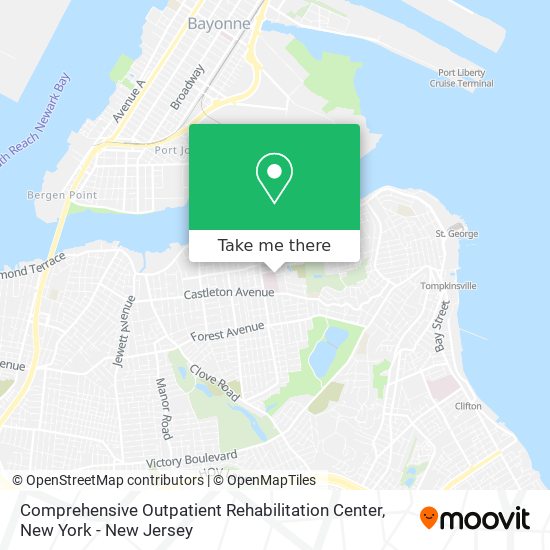 Mapa de Comprehensive Outpatient Rehabilitation Center