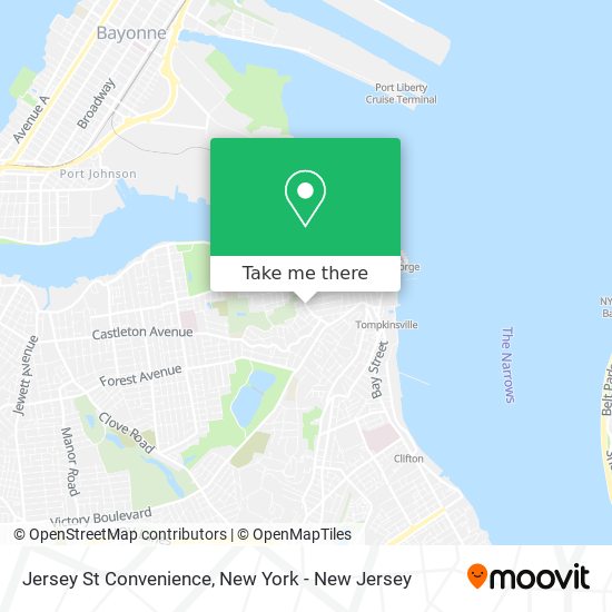 Jersey St Convenience map