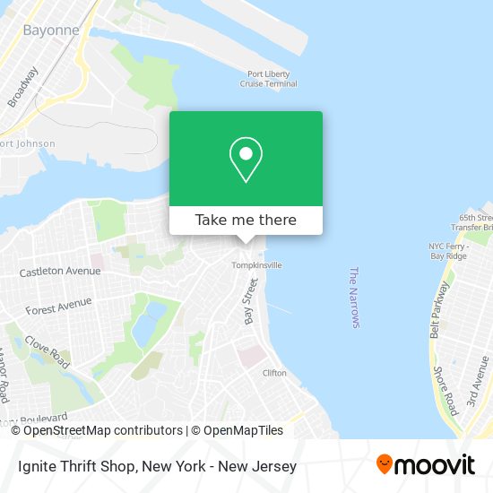 Ignite Thrift Shop map