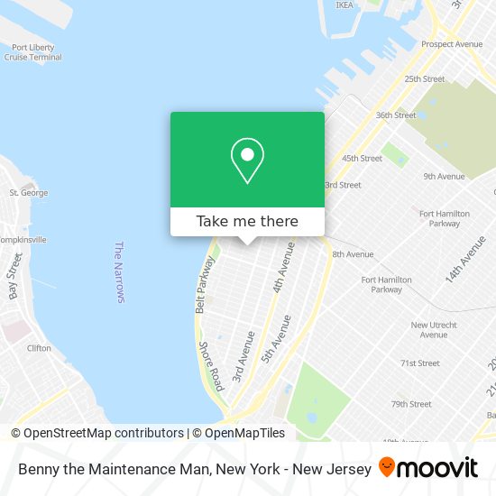 Benny the Maintenance Man map