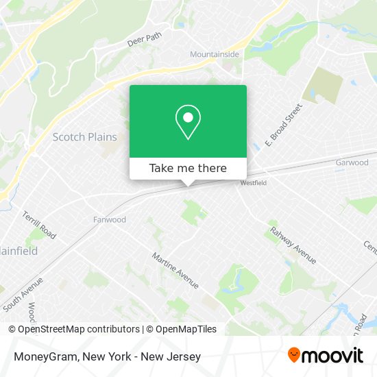 MoneyGram map