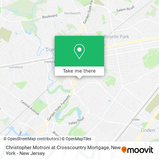 Christopher Motroni at Crosscountry Mortgage map