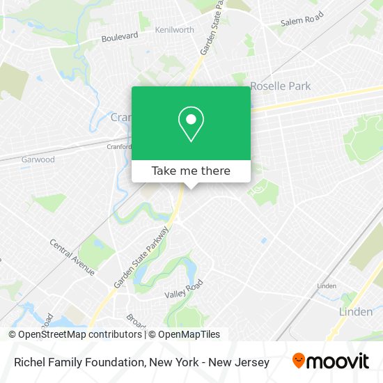 Richel Family Foundation map