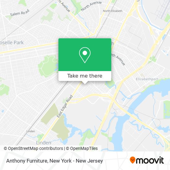 Anthony Furniture map