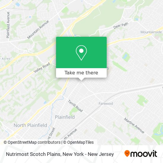 Nutrimost Scotch Plains map