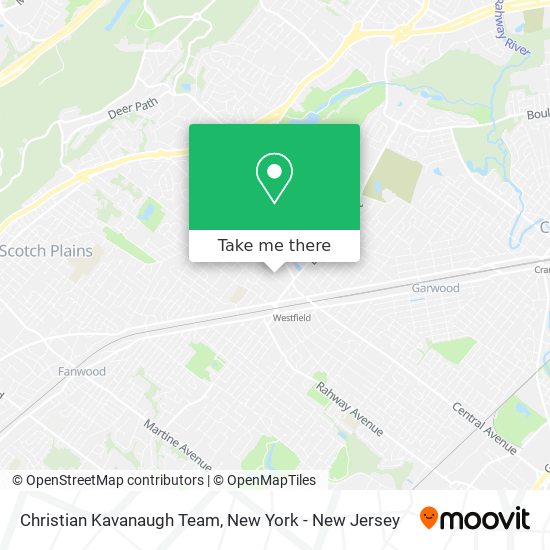 Christian Kavanaugh Team map